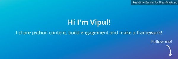 codewith_Vipul Profile Banner