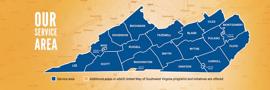 United Way of Southwest Virginia banner