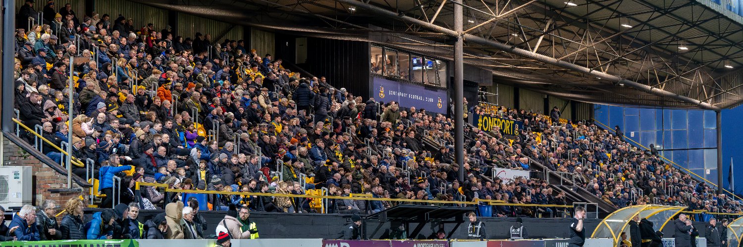 Southport Football Club's banner