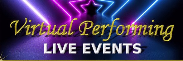 Virtual Performing Live Events banner