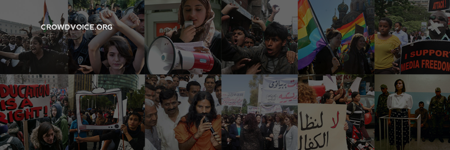 CrowdVoice's profile banner image