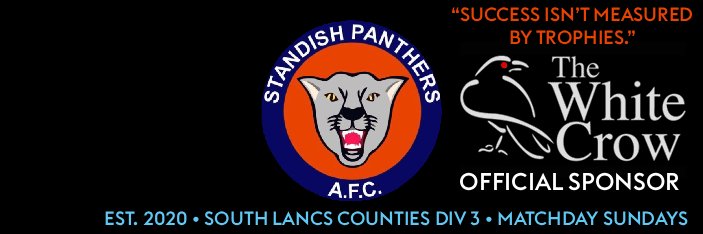 Standish Panthers AFC. banner