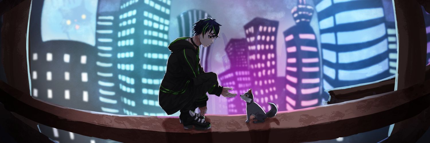 狼飼アルム🐺🐺@Vtuber banner