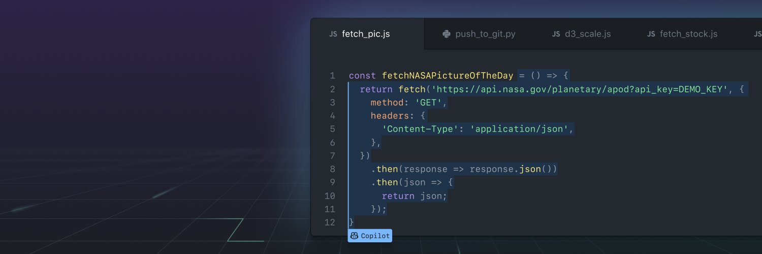GitHub Copilot banner