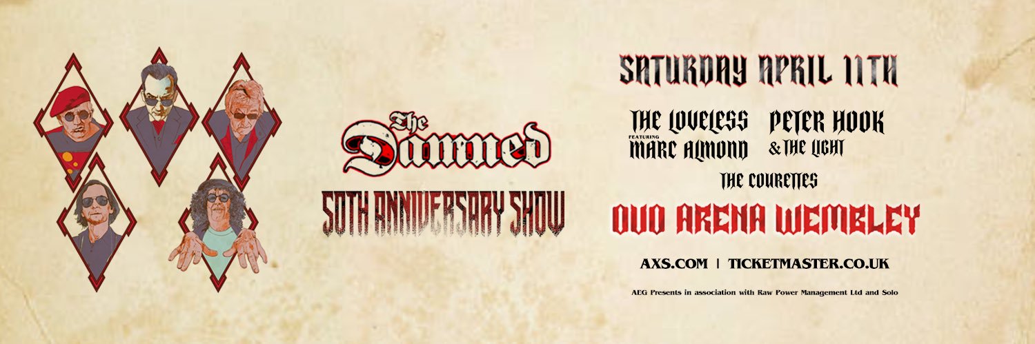 The Damned's banner