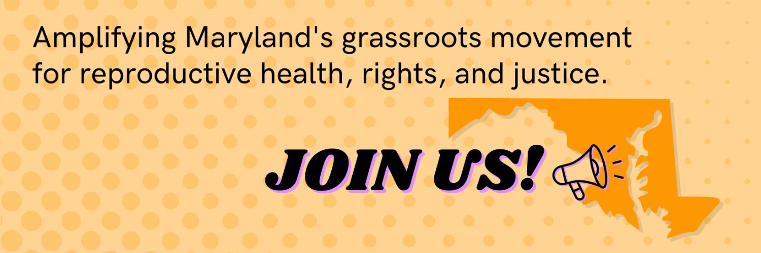 Pro-Choice Maryland banner