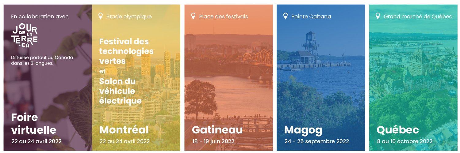 Foire ÉCOSPHÈRE, Environnement et Écohabitation banner