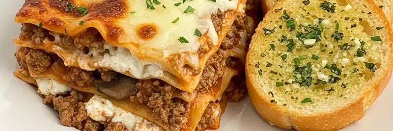 LasagnaandGarlicBread banner