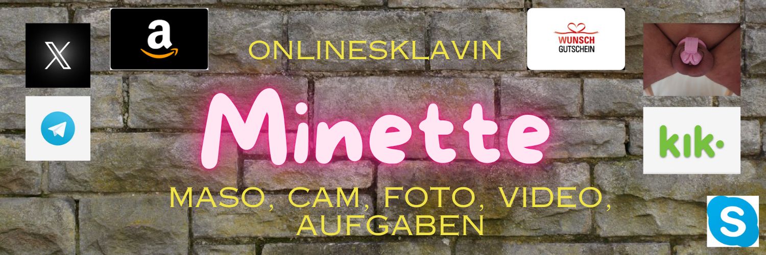 Sissy Minette🖤🧎🏼‍♀️ banner