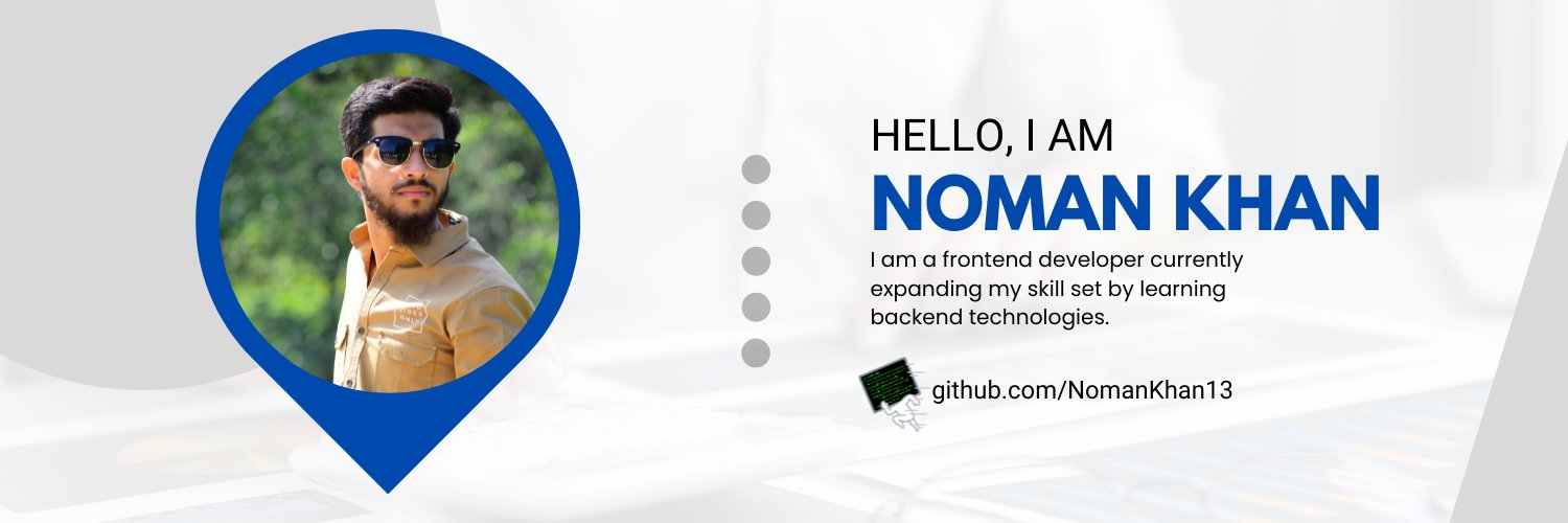 NomanInJS's profile banner image
