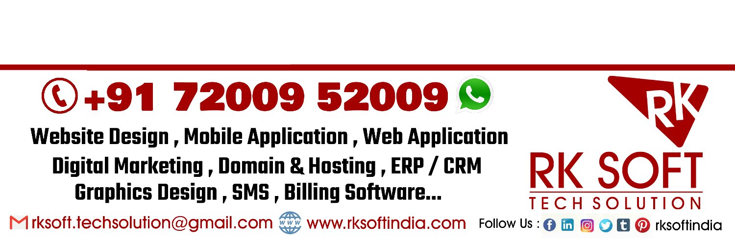 rksoftindia's profile banner image