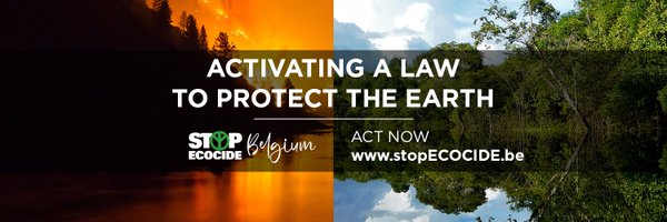 Stop Ecocide Belgium Profile Banner