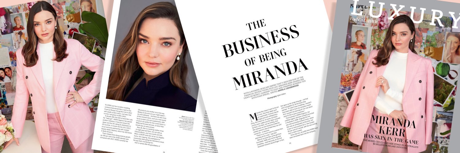 Miranda Kerr banner