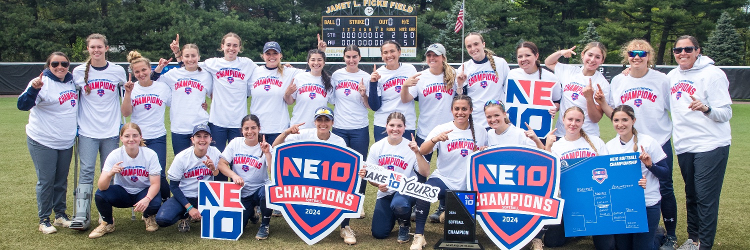 Saint Anselm Hawks Softball banner