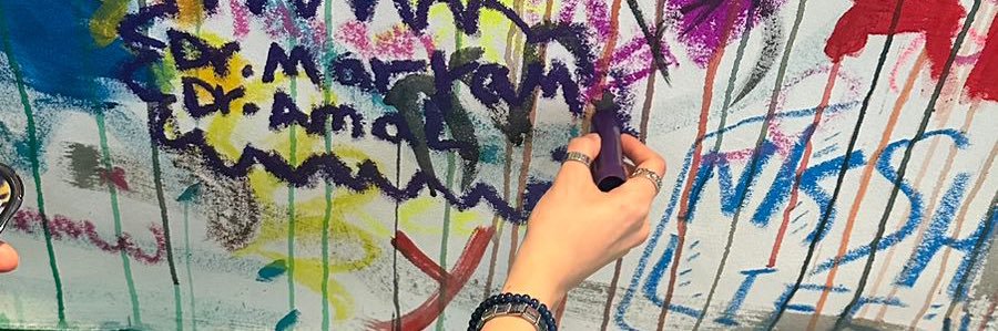 M banner