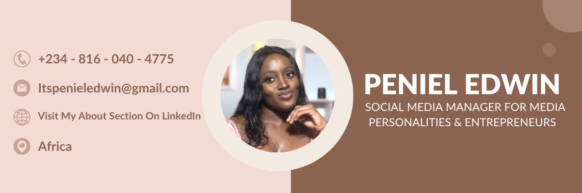 PenielEdwin's profile banner image