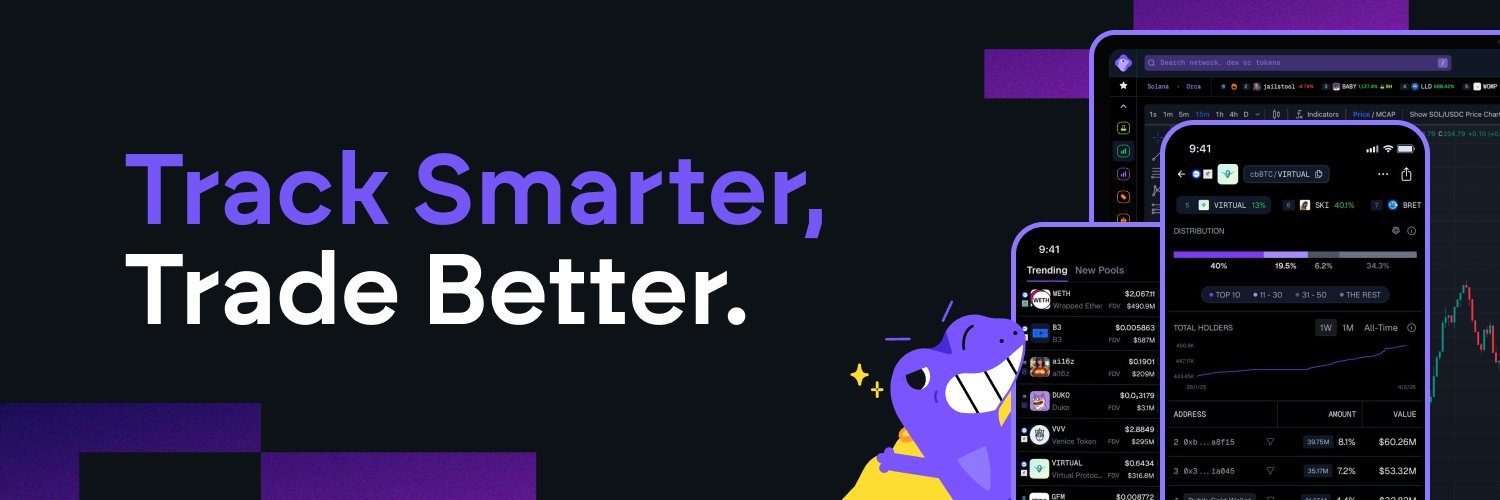 GeckoTerminal's banner