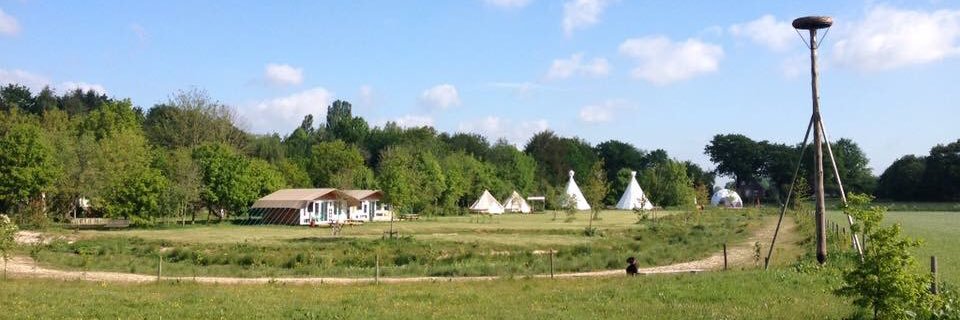 Camping 'bij ons' banner
