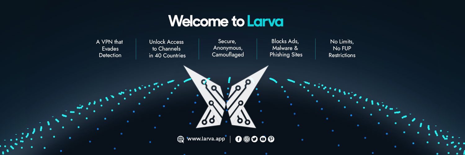 Larva VPN banner