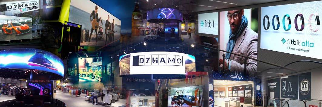 Dynamo LED Displays (💙,🧡) banner