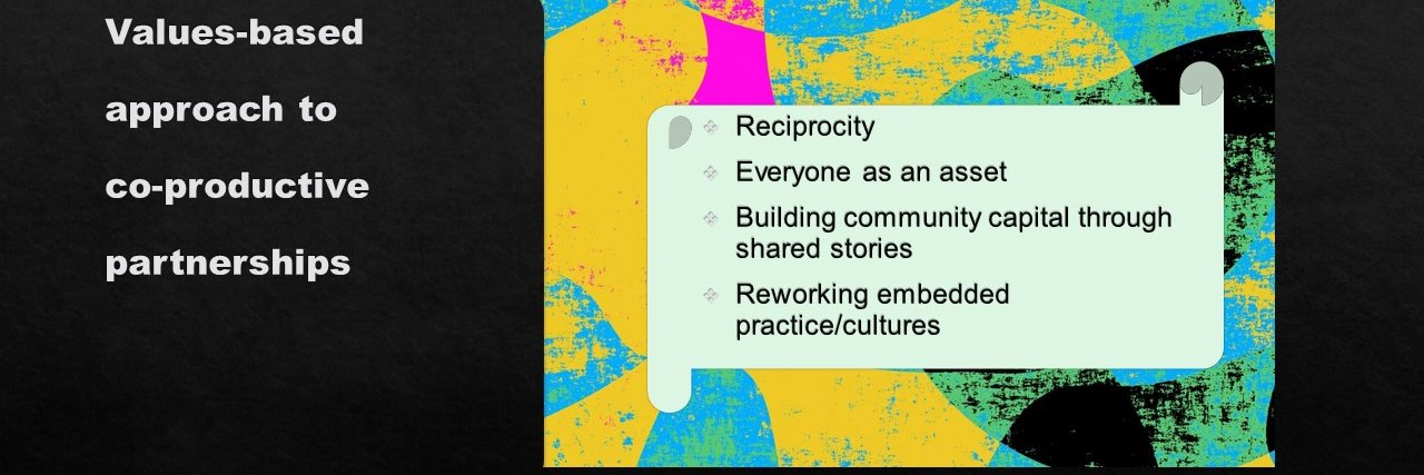 Co-productive Partnerships Network banner