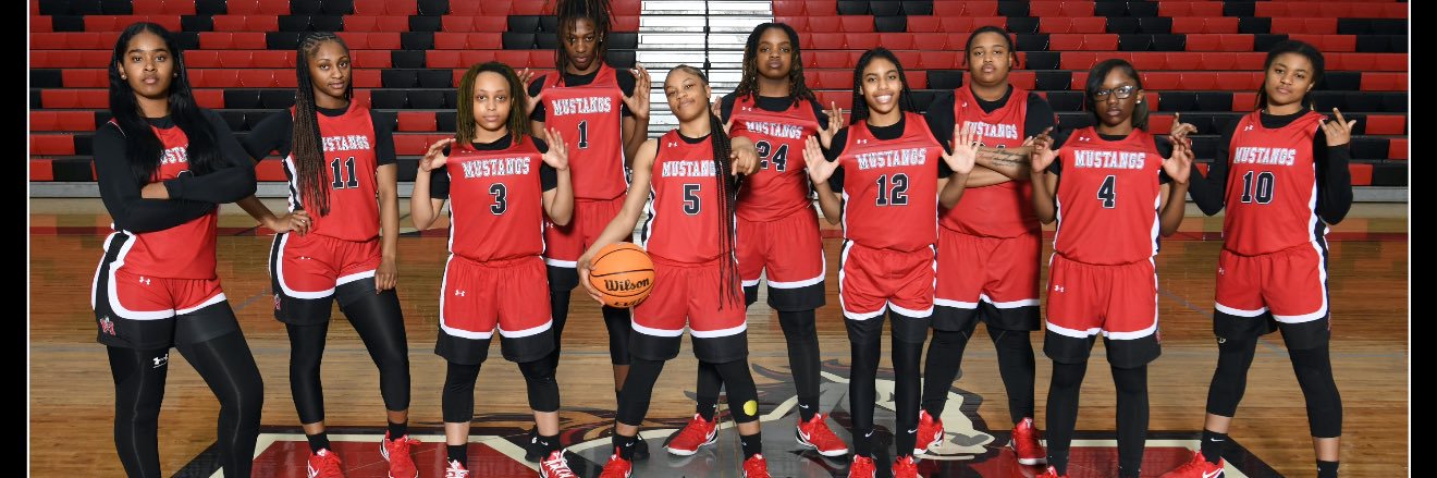 Lady Mustangs Basketball banner