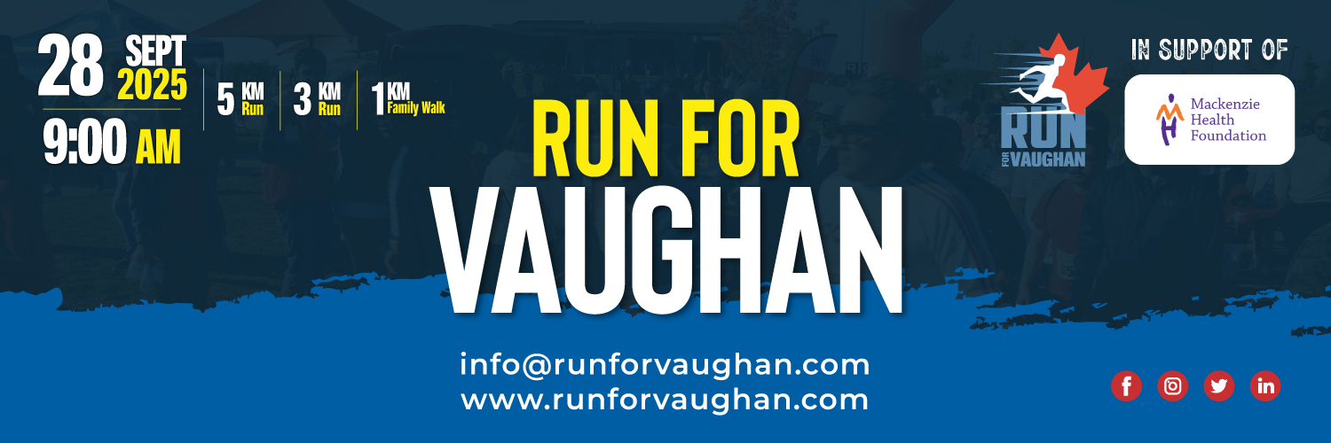Run for Vaughan banner