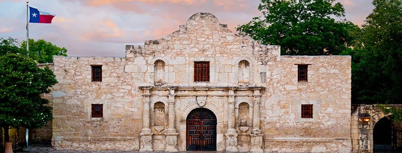The Alamo's banner