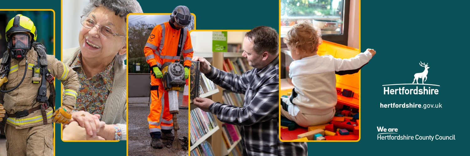 Hertfordshire County Council banner