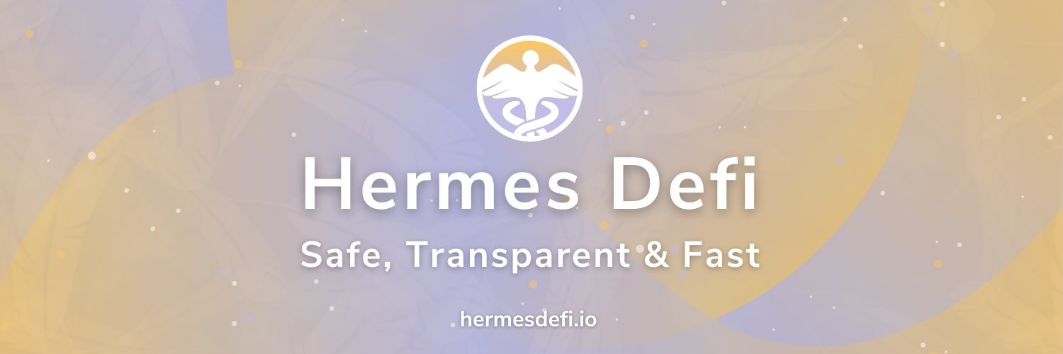 Hermes Defi 💙 Profile Banner