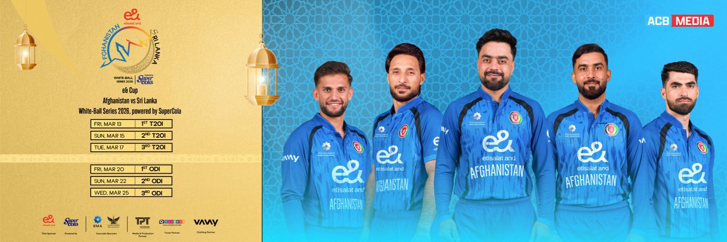 Afghanistan Cricket Board banner