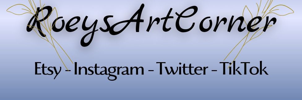 RoeysArtCorner 🦋 banner