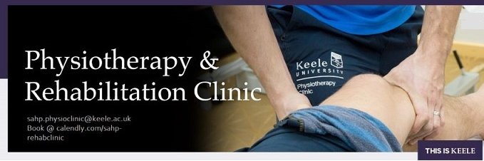 Keele University Physio & Rehab Clinic banner