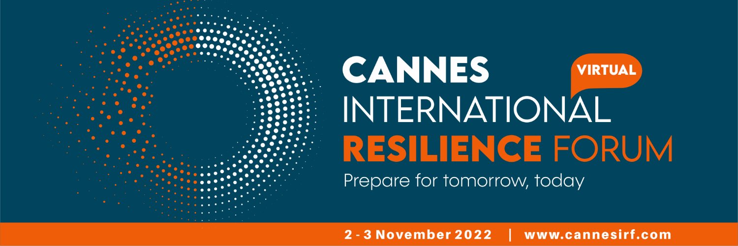 Cannes International Resilience Forum banner