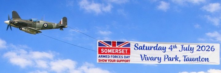Somerset Armed Forces Day banner