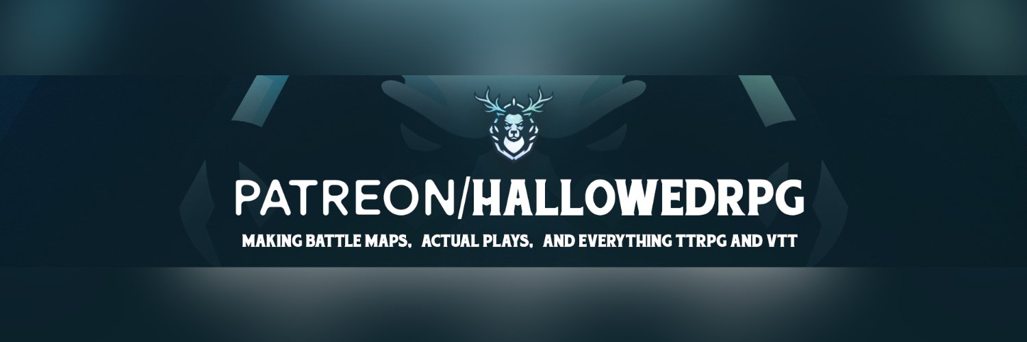 Twitter banner for @hallowed