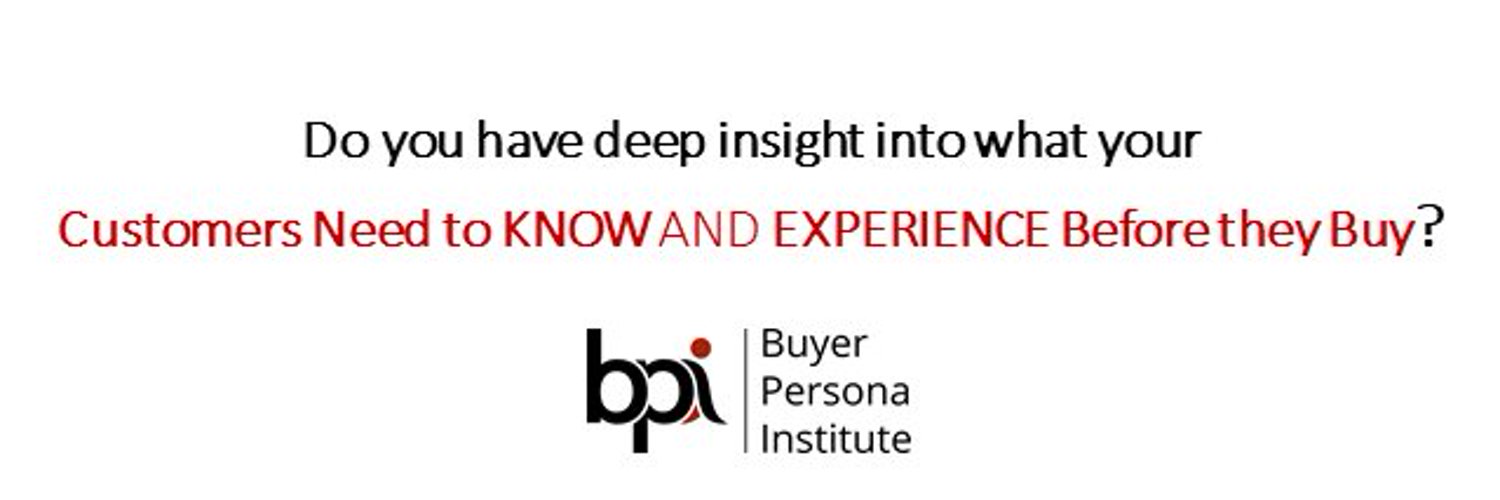 Buyer Persona Institute Profile Banner
