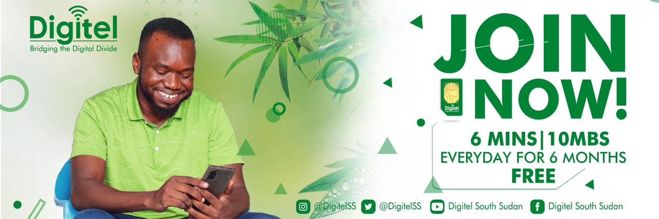 Digitel South Sudan banner