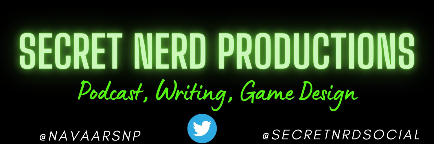 Secret Nerd Podcast (Ties That Bind) banner