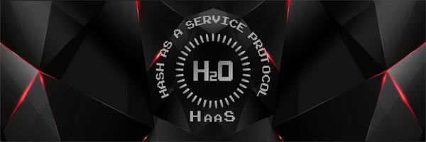 Hash2O.com Official ® Live on CMC Profile Banner