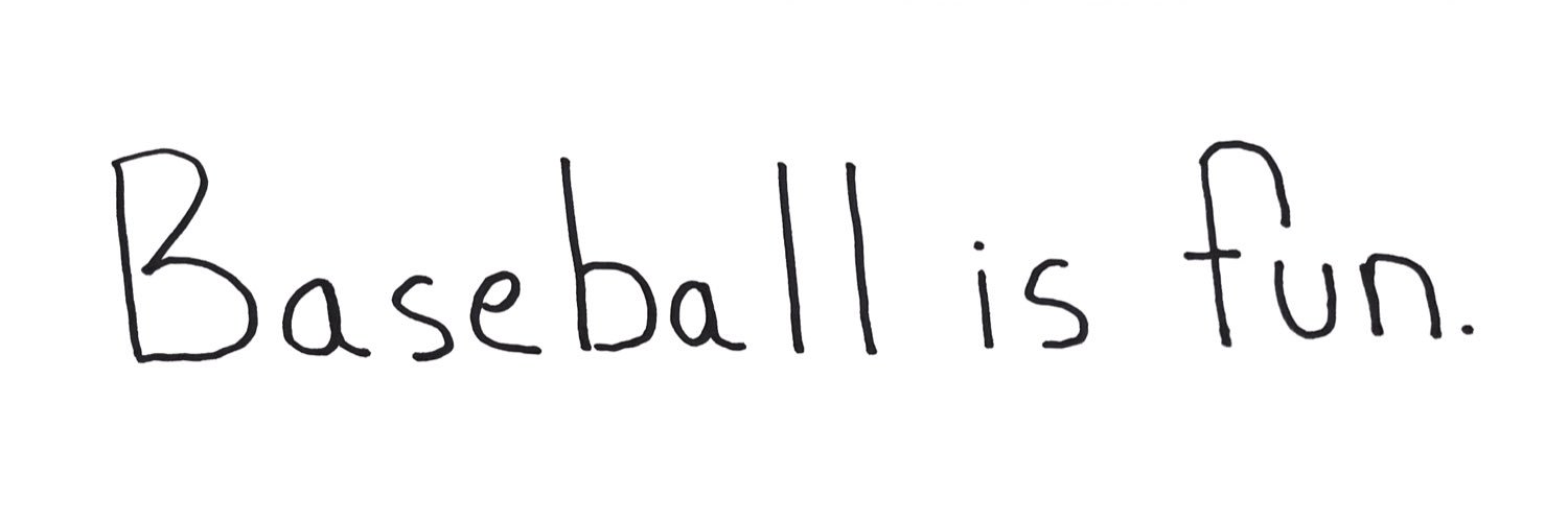 Baseball is Fun by Brett Phillips banner