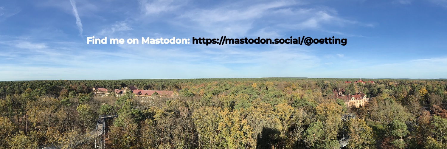 Martin Oetting | @oetting@mastodon.social banner