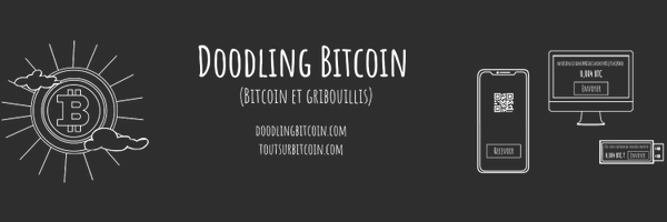 Doodling Bitcoin Profile Banner