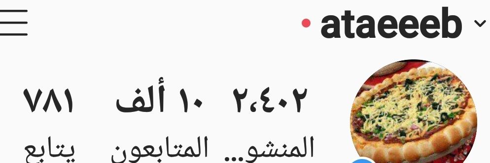 Ataeeb's profile banner image