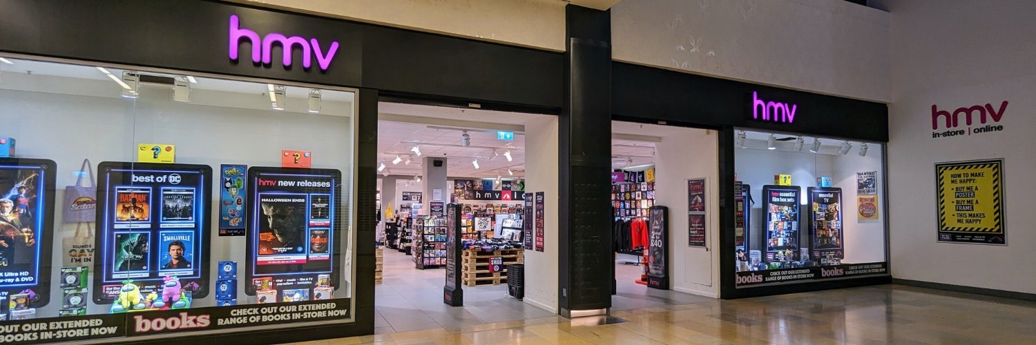 HMV Ocean Terminal banner