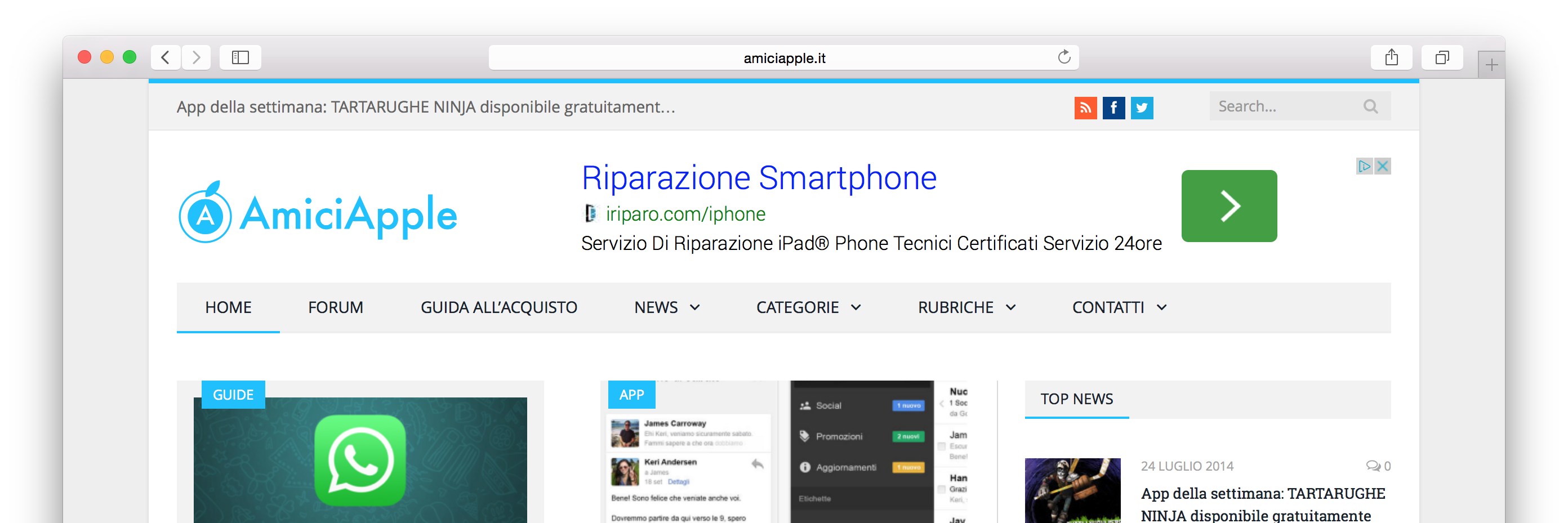 AmiciApple.it banner