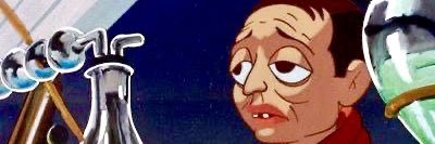 Cartoon Peter Lorre banner
