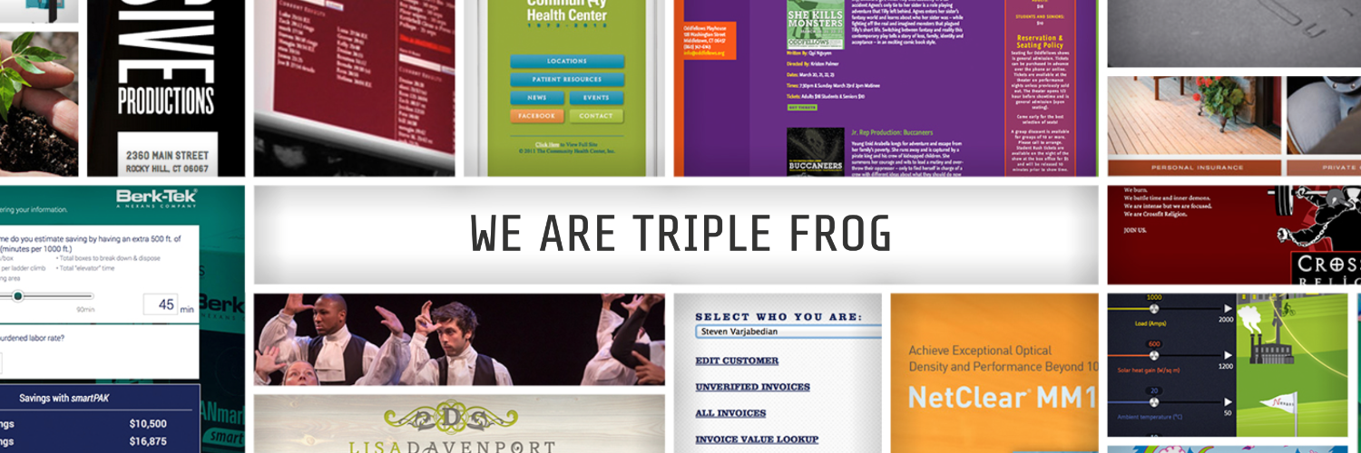 triplefrog's profile banner image