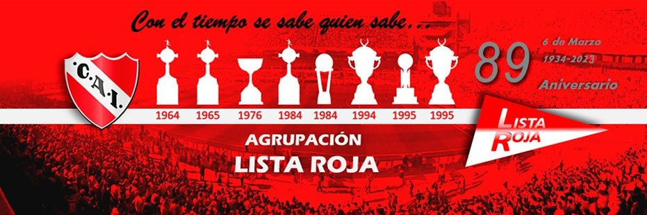 Agrupacion Lista Roja Oficial's banner