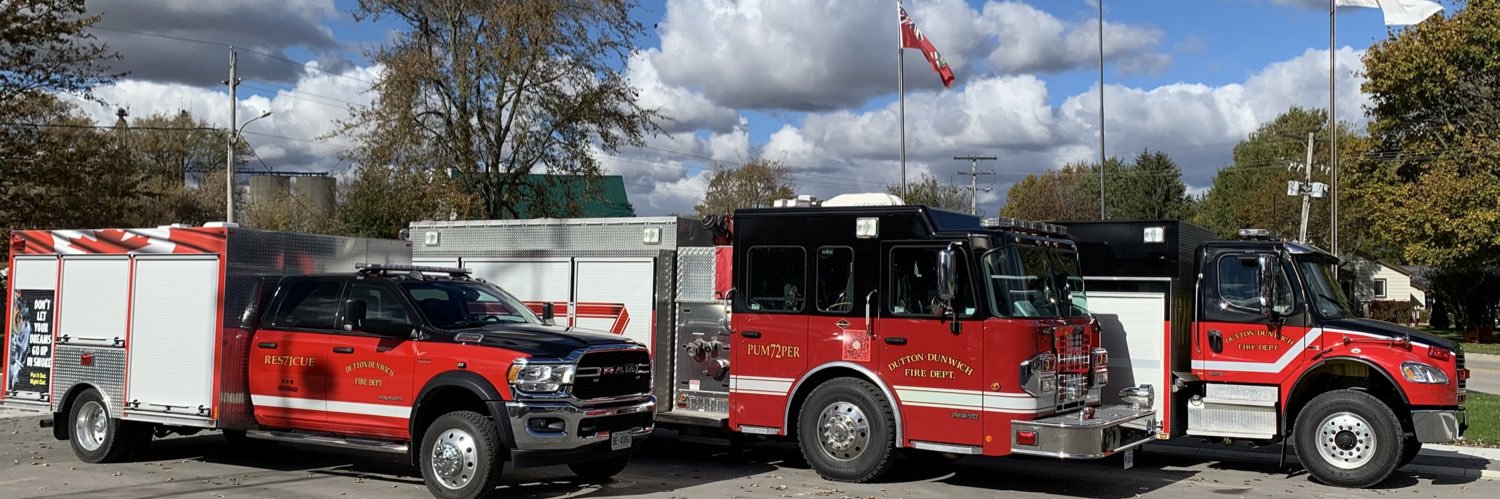 Dutton Dunwich Fire Department banner